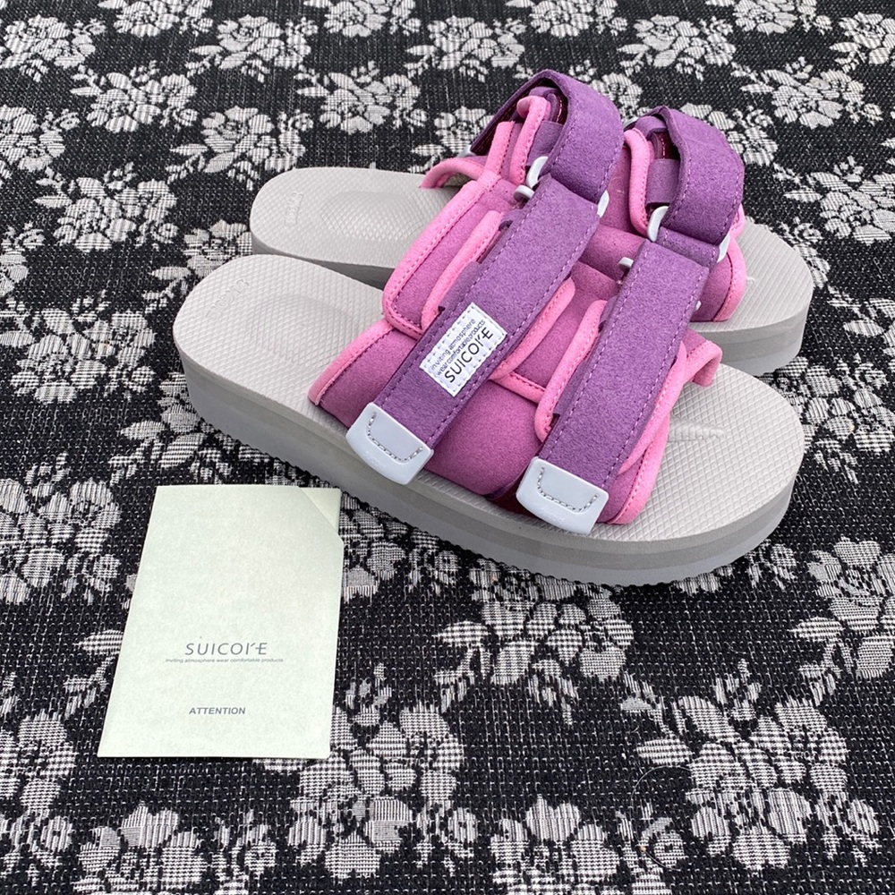 Suicoke MOTO PO Slide Women’s 7 Pink Purple sandal
